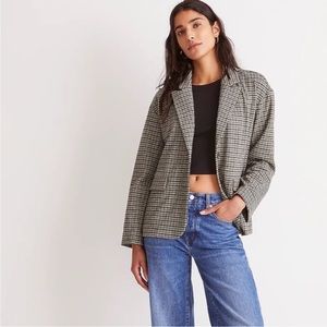 BRAND NEW Oversized Knit Blazer in Houndstooth (25% OFF!)